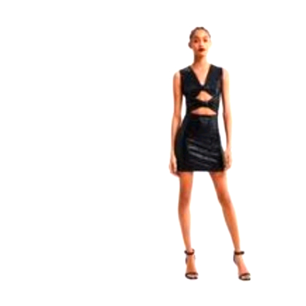Zara short black dress